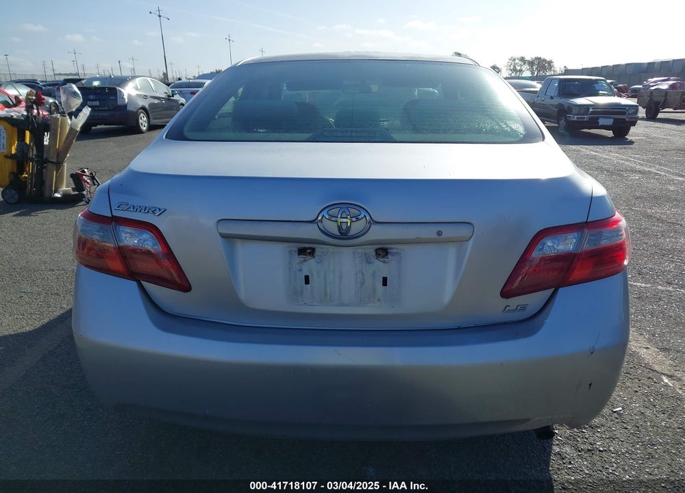 2007 TOYOTA CAMRY LE VIN: JTNBE46K773071565