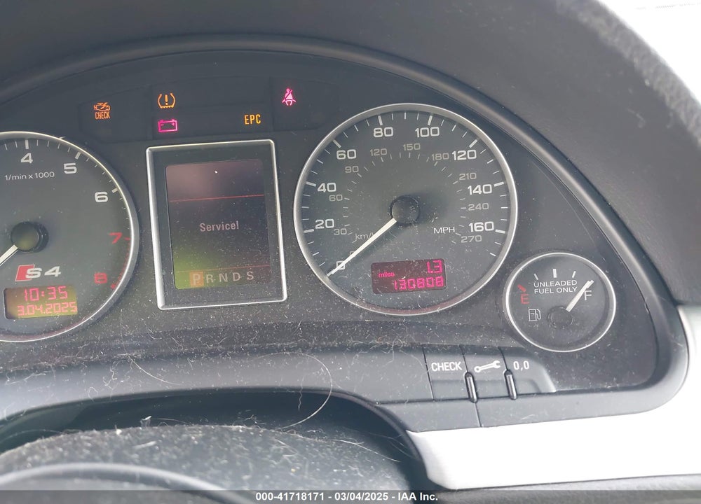 2007 AUDI S4 4.2 VIN: WAUGL78E57A017022