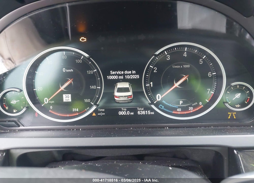 2014 BMW 7 SERIES VIN: WBAYB6C56ED225091