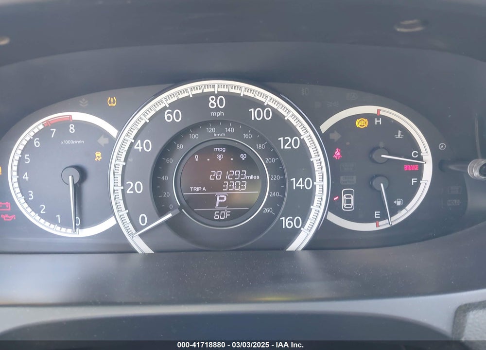 2013 HONDA ACCORD VIN: 1HGCR2F34DA091999