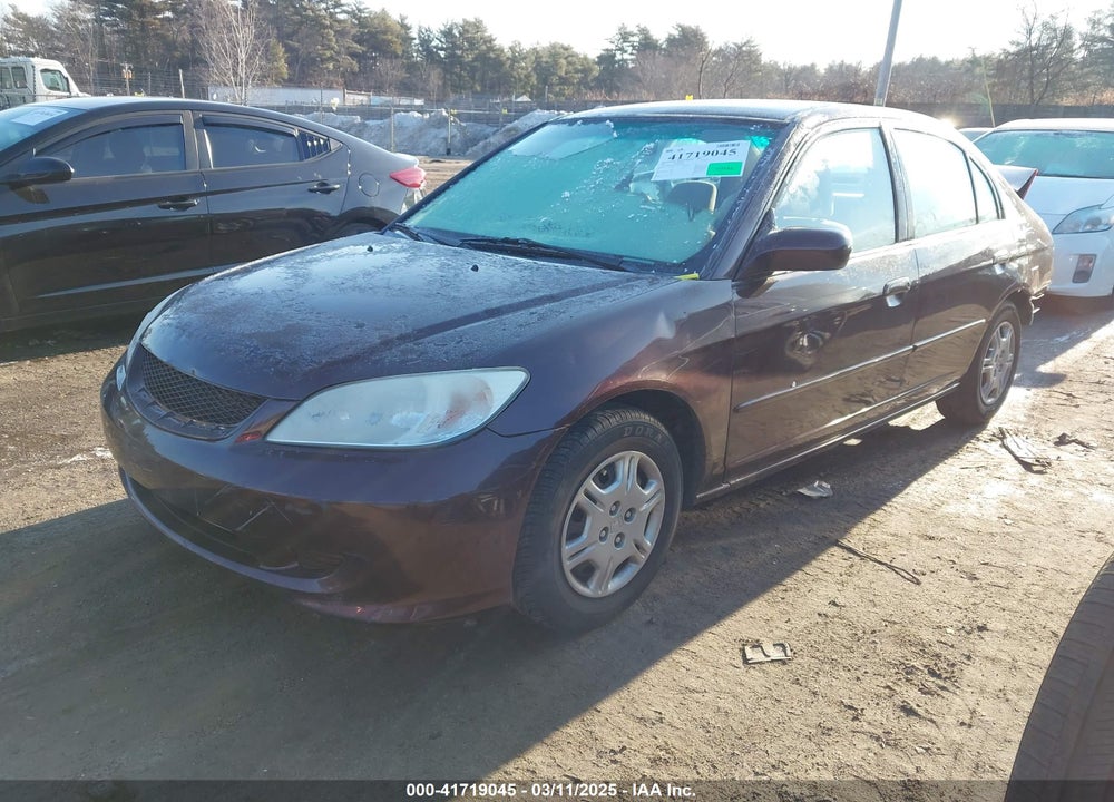 2001 HONDA CIVIC LX VIN: 2HGES16501H551438
