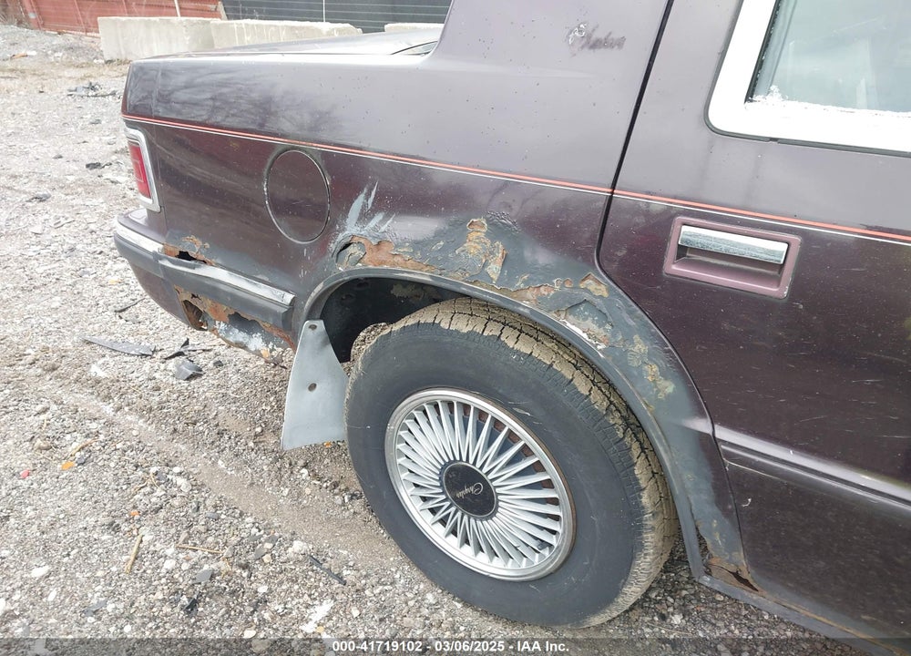 1990 CHRYSLER SALON VIN: 1C3XC46R0LD724193