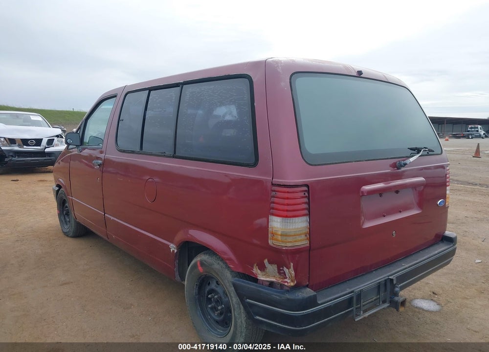 1989 FORD AEROSTAR VIN: 1FMCA11U2KZC19215