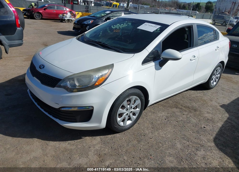 2016 KIA RIO VIN: KNADM4A39G6586904