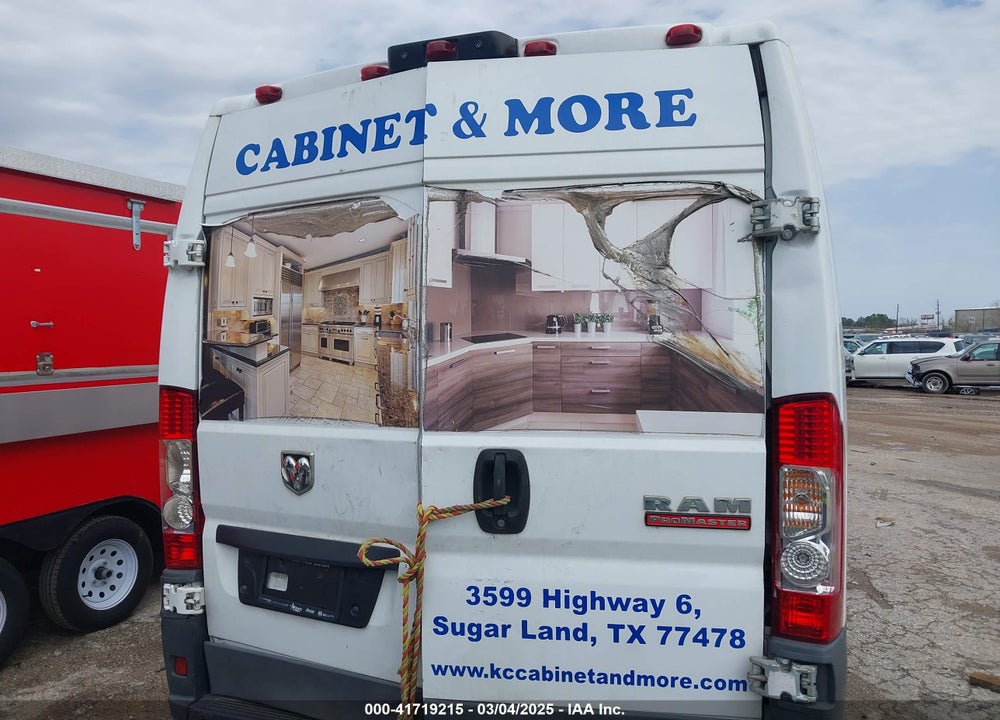 2017 RAM PROMASTER 3500 VIN: 3C6URVJG3HE550903
