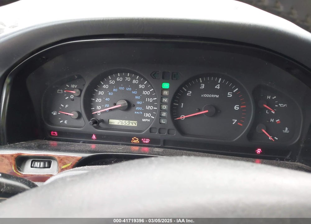 2001 TOYOTA LAND CRUISER VIN: JTEHT05J112010131