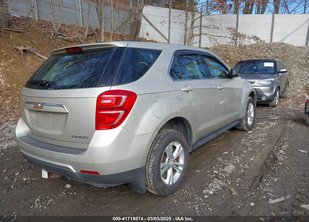 2016 CHEVROLET EQUINOX LS VIN: 2GNALBEK8G1127098