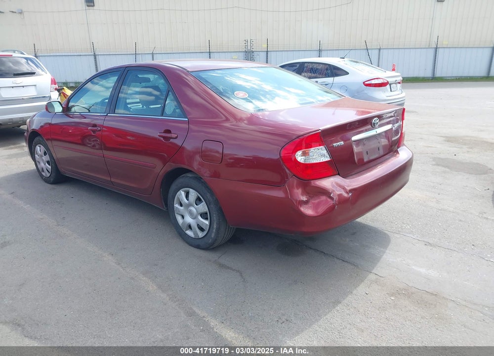 2004 TOYOTA CAMRY LE VIN: 4T1BE30K34U296915