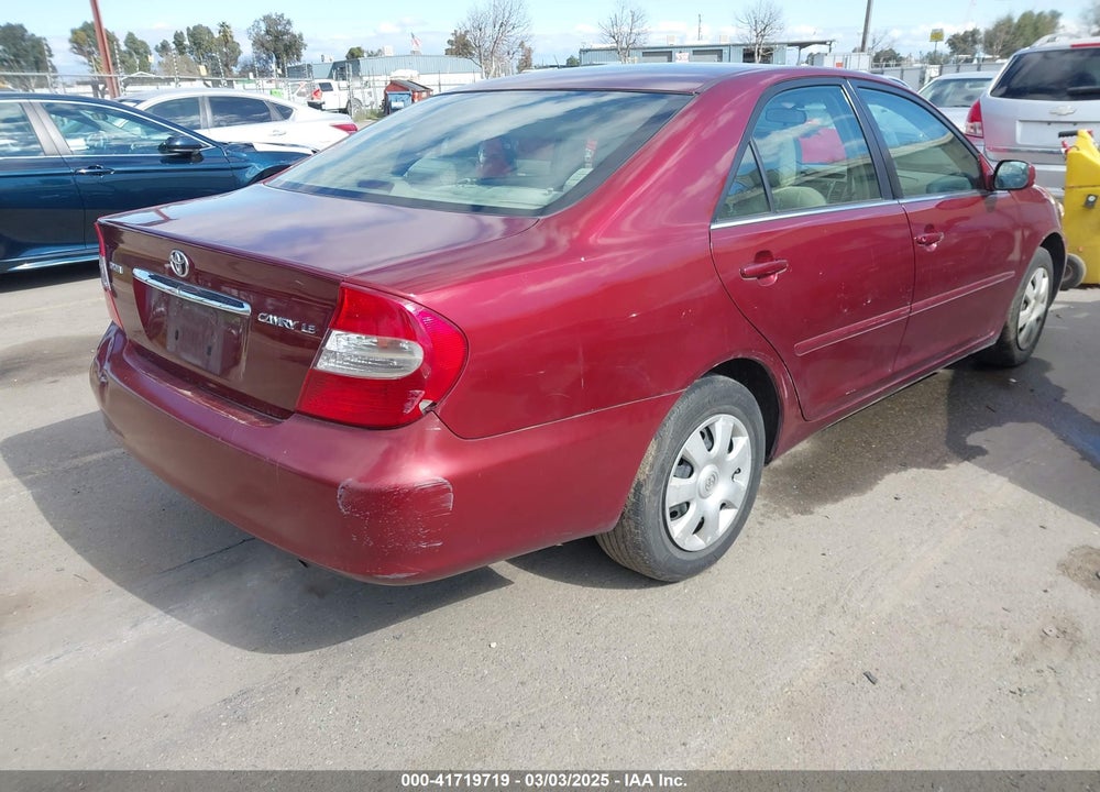2004 TOYOTA CAMRY LE VIN: 4T1BE30K34U296915