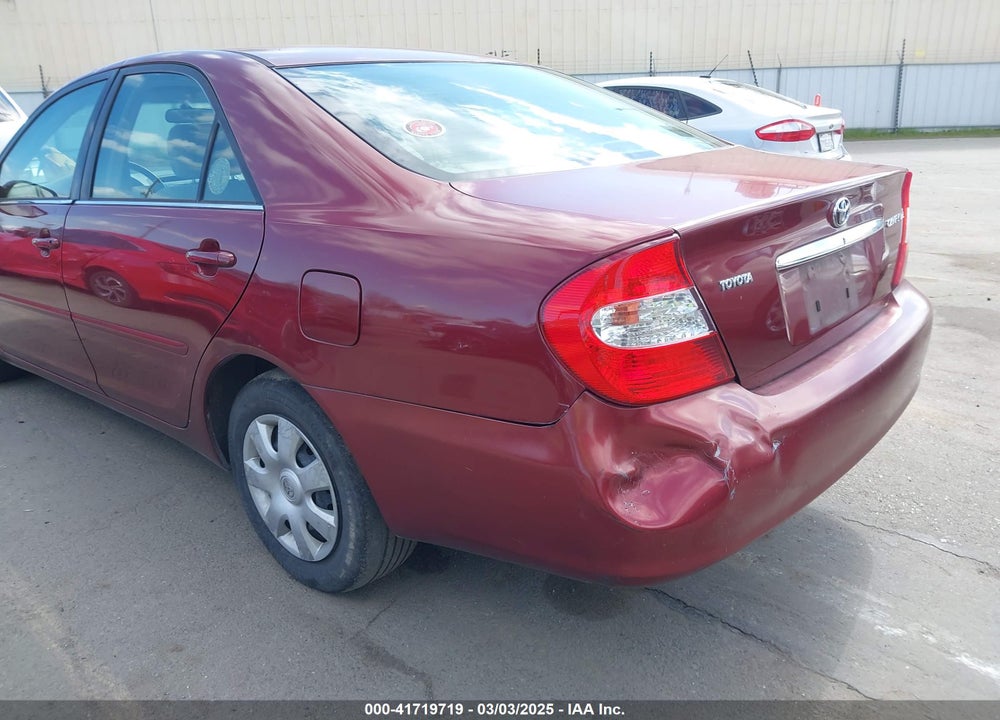 2004 TOYOTA CAMRY LE VIN: 4T1BE30K34U296915
