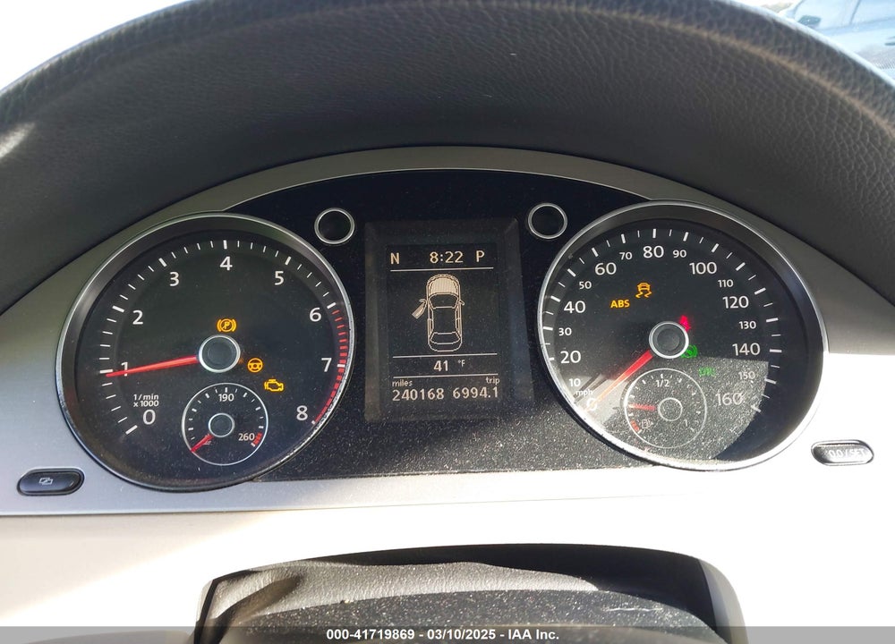 2010 VOLKSWAGEN PASSAT VIN: WVWJK7AN0AE070491
