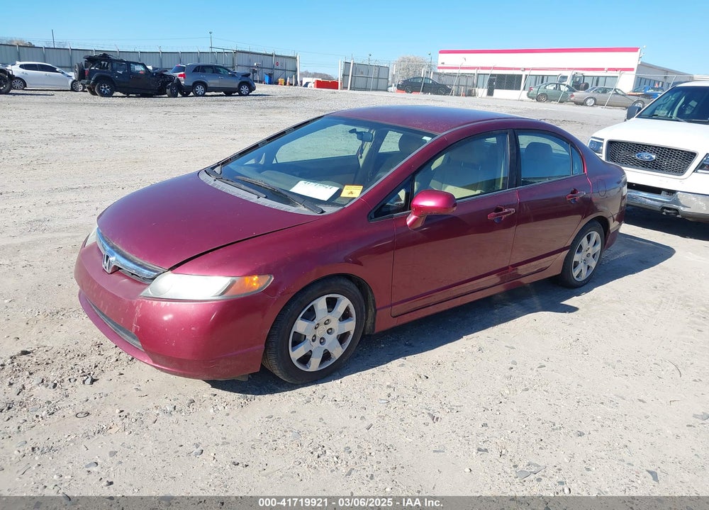 2008 HONDA CIVIC VIN: 1HGFA16508L055592