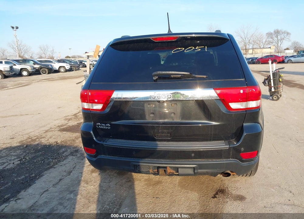2012 JEEP GRAND CHEROKEE LAREDO VIN: 1C4RJFAG9CC255574