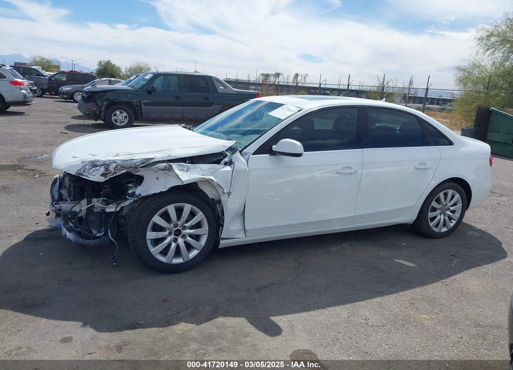2013 AUDI A4 VIN: WAUBFAFL6DN039194