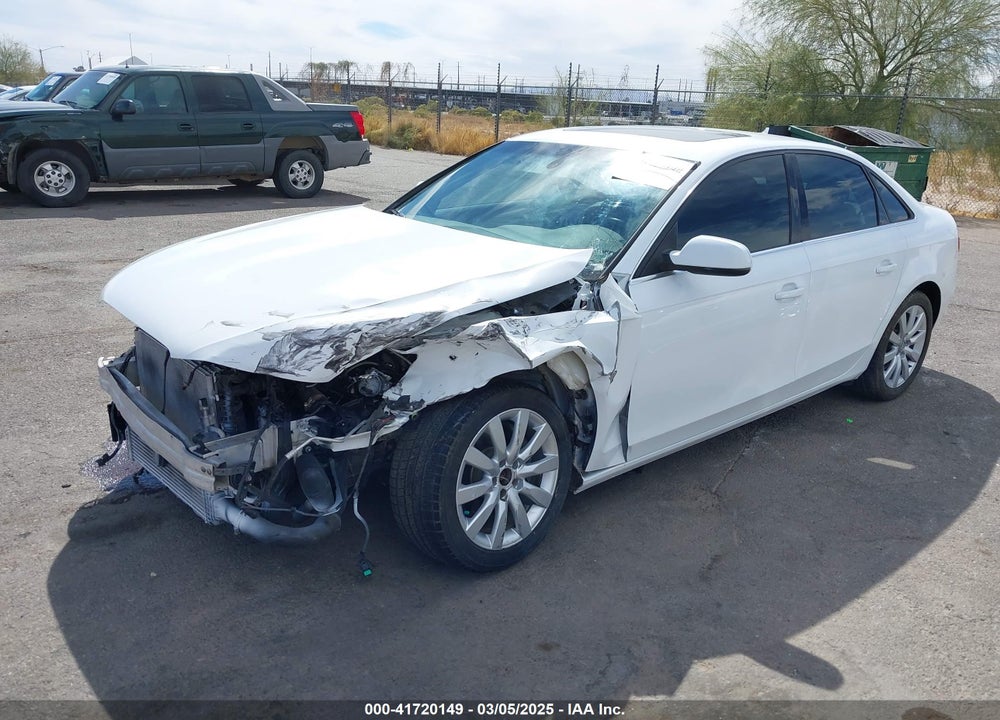2013 AUDI A4 VIN: WAUBFAFL6DN039194