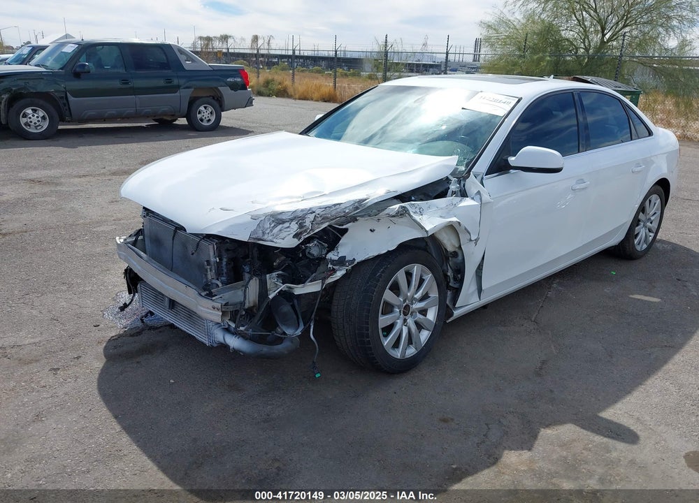 2013 AUDI A4 VIN: WAUBFAFL6DN039194