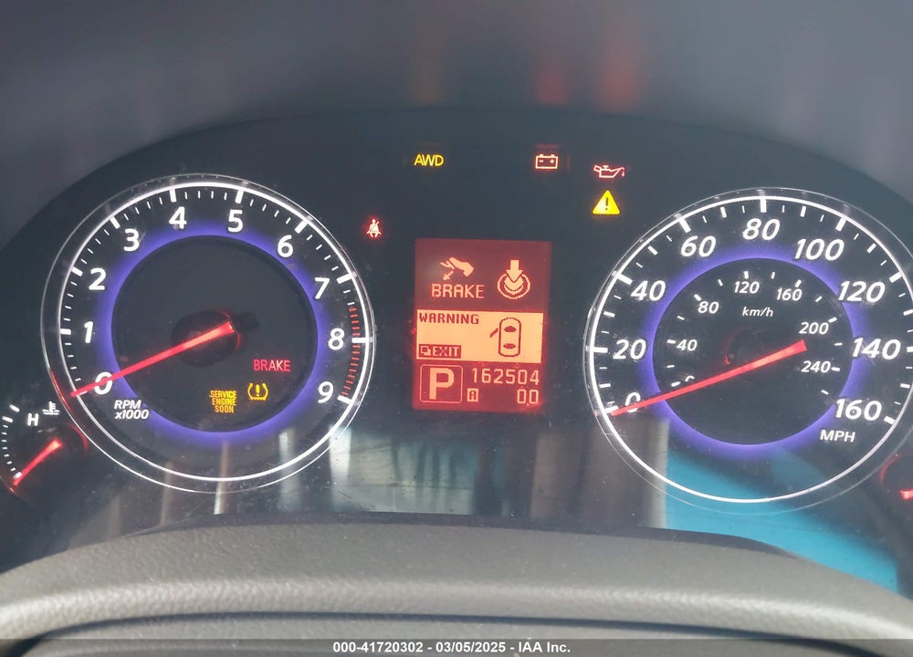 2009 INFINITI G37X VIN: JNKCV61F59M356551