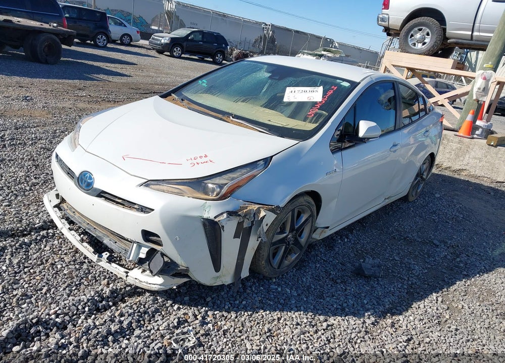 2019 TOYOTA PRIUS VIN: JTDKARFUXK3089629