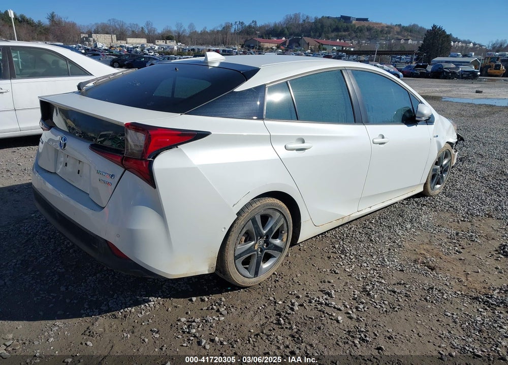 2019 TOYOTA PRIUS VIN: JTDKARFUXK3089629