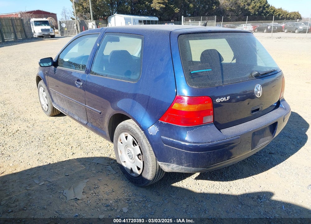 2002 VOLKSWAGEN GOLF VIN: 9BWBK61J124025519