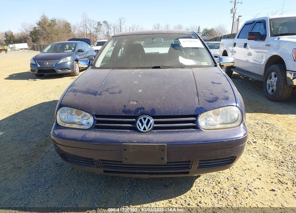 2002 VOLKSWAGEN GOLF VIN: 9BWBK61J124025519