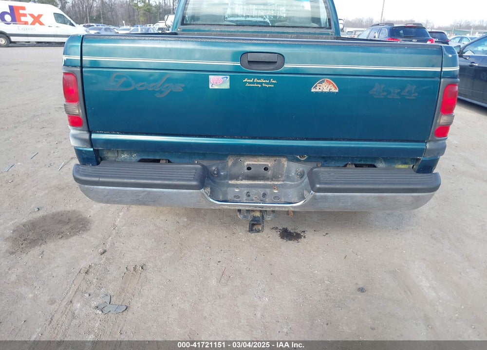 1996 DODGE RAM 1500 VIN: 1B7HF16Y8TS612427