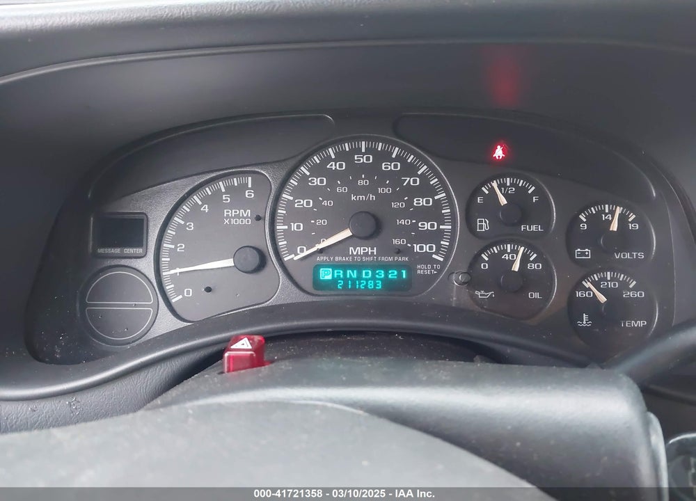 2002 CHEVROLET AVALANCHE 1500 VIN: 3GNEK13T32G222341