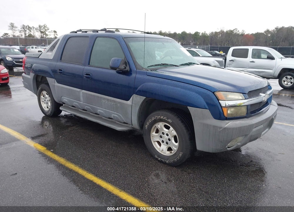2002 CHEVROLET AVALANCHE 1500 VIN: 3GNEK13T32G222341