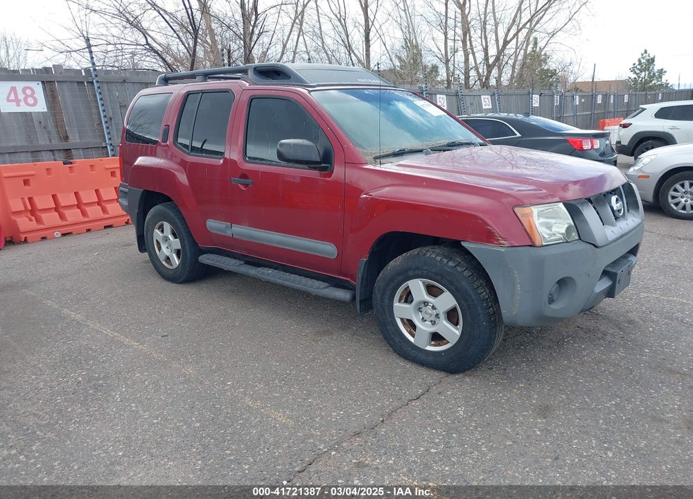 2005 NISSAN XTERRA S VIN: 5N1AN08WX5C600685