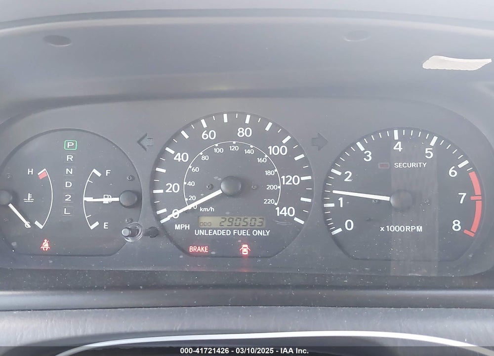 1998 TOYOTA CAMRY VIN: JT2BF28K8W0113799