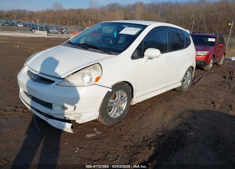 2007 HONDA FIT SPORT VIN: JHMGD38687S042250