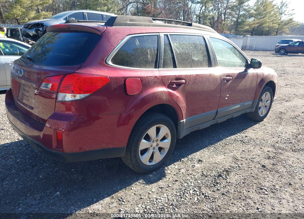 2011 SUBARU OUTBACK 2.5I PREMIUM VIN: 4S4BRBCC8B1327707