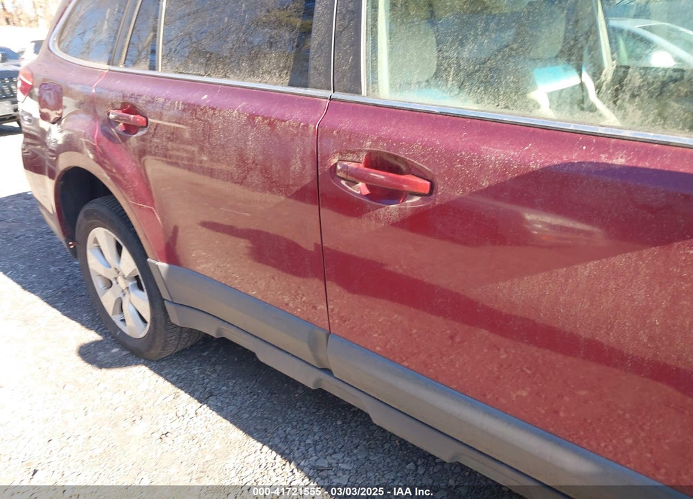 2011 SUBARU OUTBACK 2.5I PREMIUM VIN: 4S4BRBCC8B1327707
