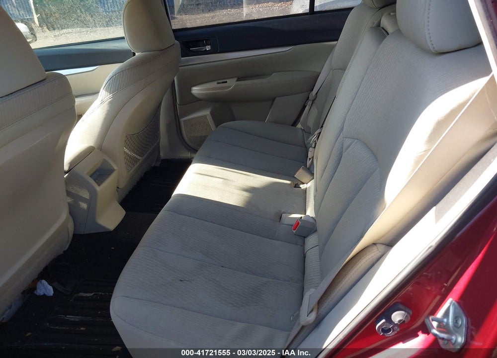 2011 SUBARU OUTBACK 2.5I PREMIUM VIN: 4S4BRBCC8B1327707