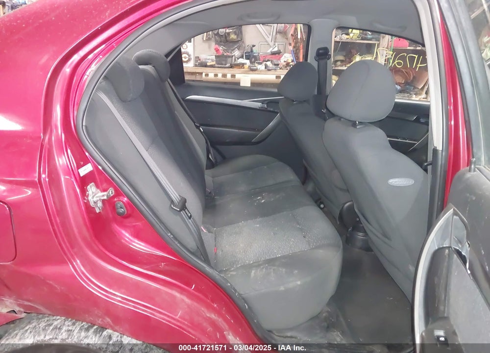 2008 CHEVROLET AVEO LT VIN: KL1TG56698B177977