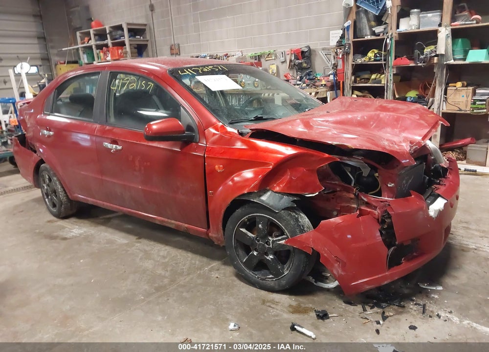2008 CHEVROLET AVEO LT VIN: KL1TG56698B177977