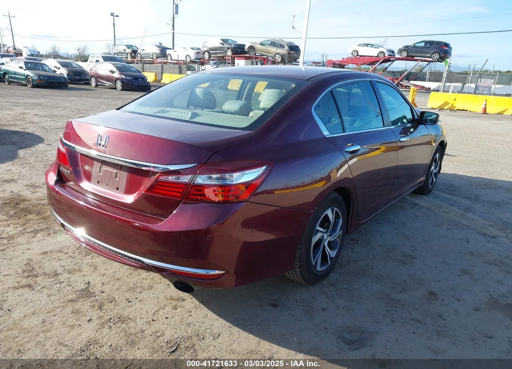 2016 HONDA ACCORD VIN: 1HGCR2F37GA201657