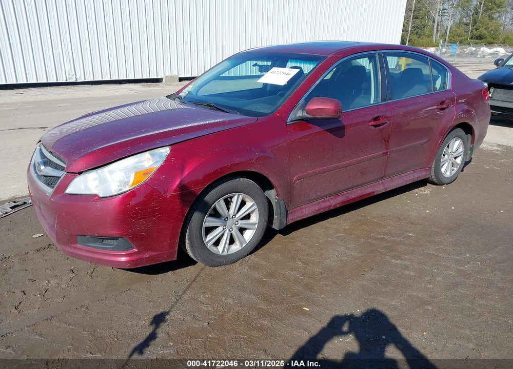 2012 SUBARU LEGACY VIN: 4S3BMBG62C3028758