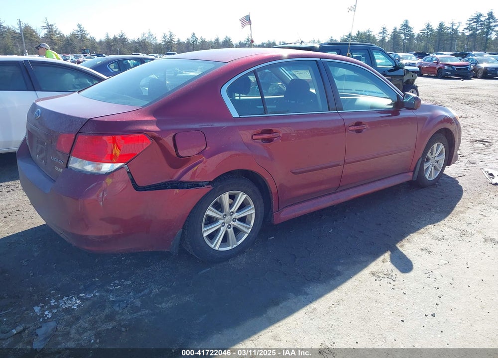2012 SUBARU LEGACY VIN: 4S3BMBG62C3028758
