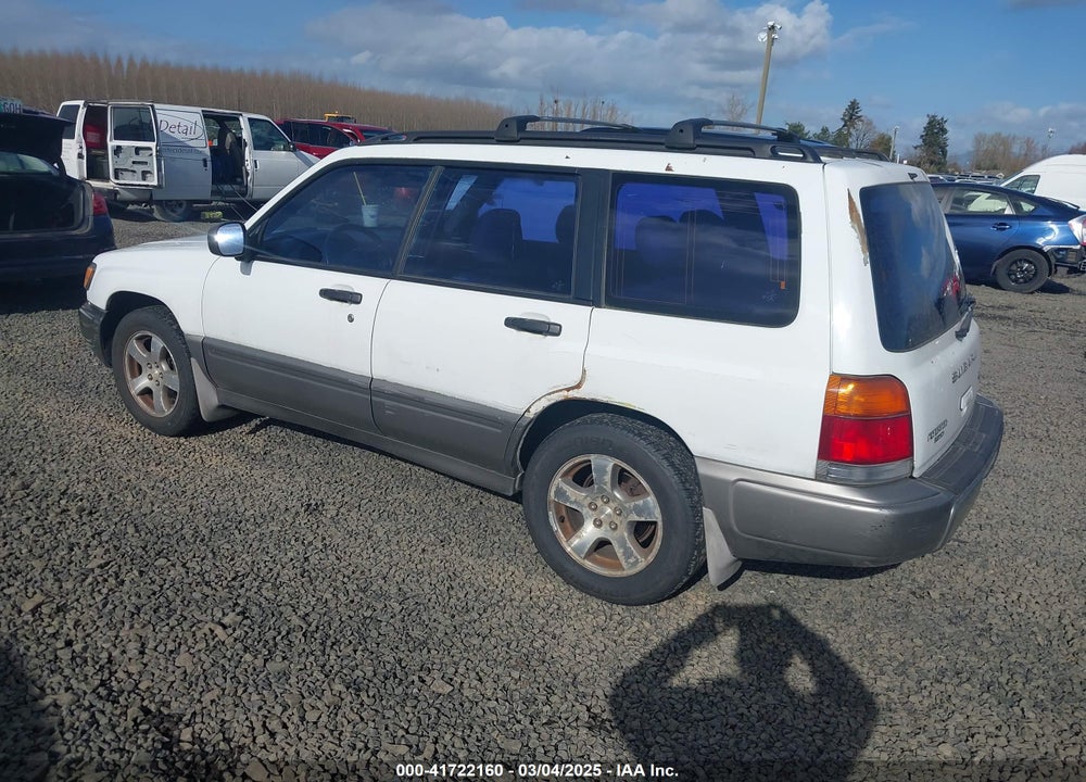 1999 SUBARU FORESTER VIN: JF1SF6554XH729909