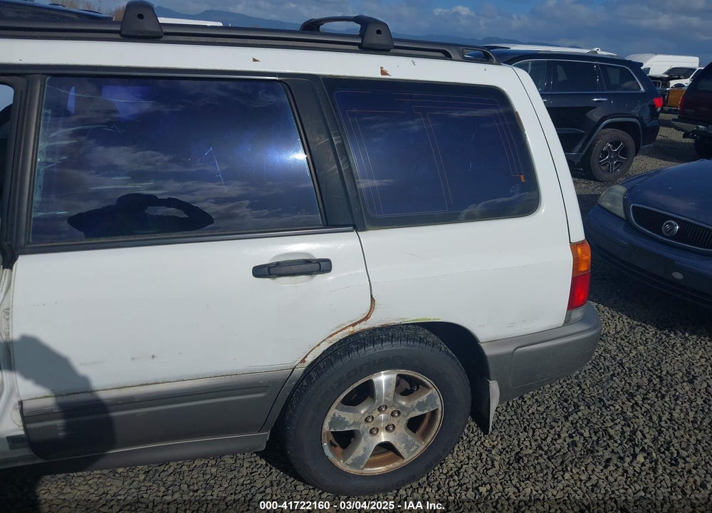 1999 SUBARU FORESTER VIN: JF1SF6554XH729909