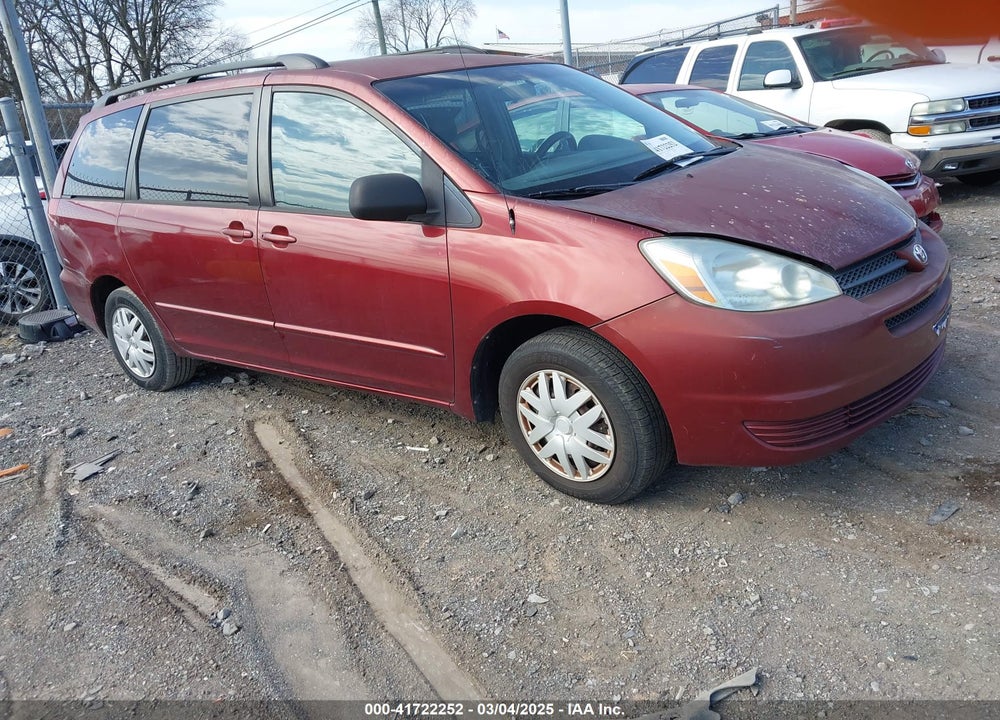 2004 TOYOTA SIENNA LE VIN: 5TDZA23C84S204649