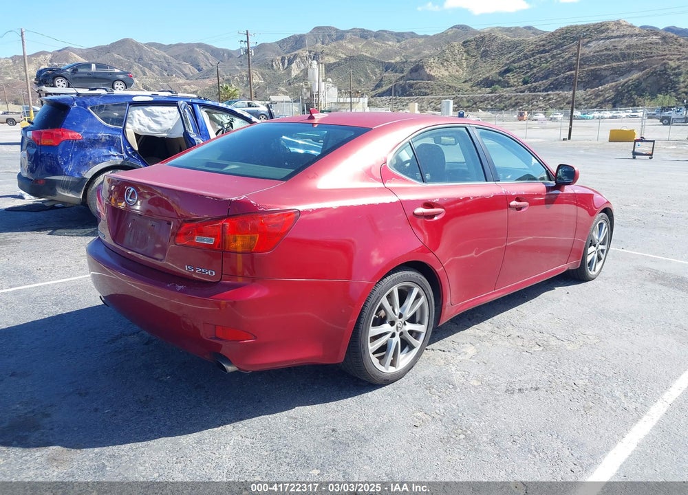 2008 LEXUS IS 250 VIN: JTHBK262082059975
