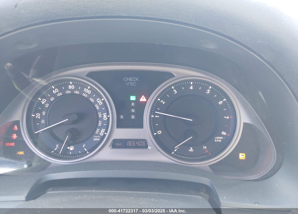 2008 LEXUS IS 250 VIN: JTHBK262082059975