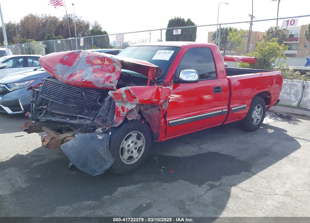 2000 CHEVROLET SILVERADO 1500 LS VIN: 1GCEC14W2YZ356586