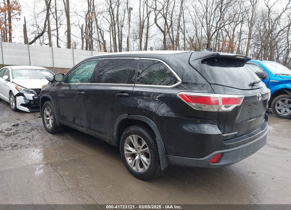 2014 TOYOTA HIGHLANDER VIN: 5TDJKRFH9ES037813