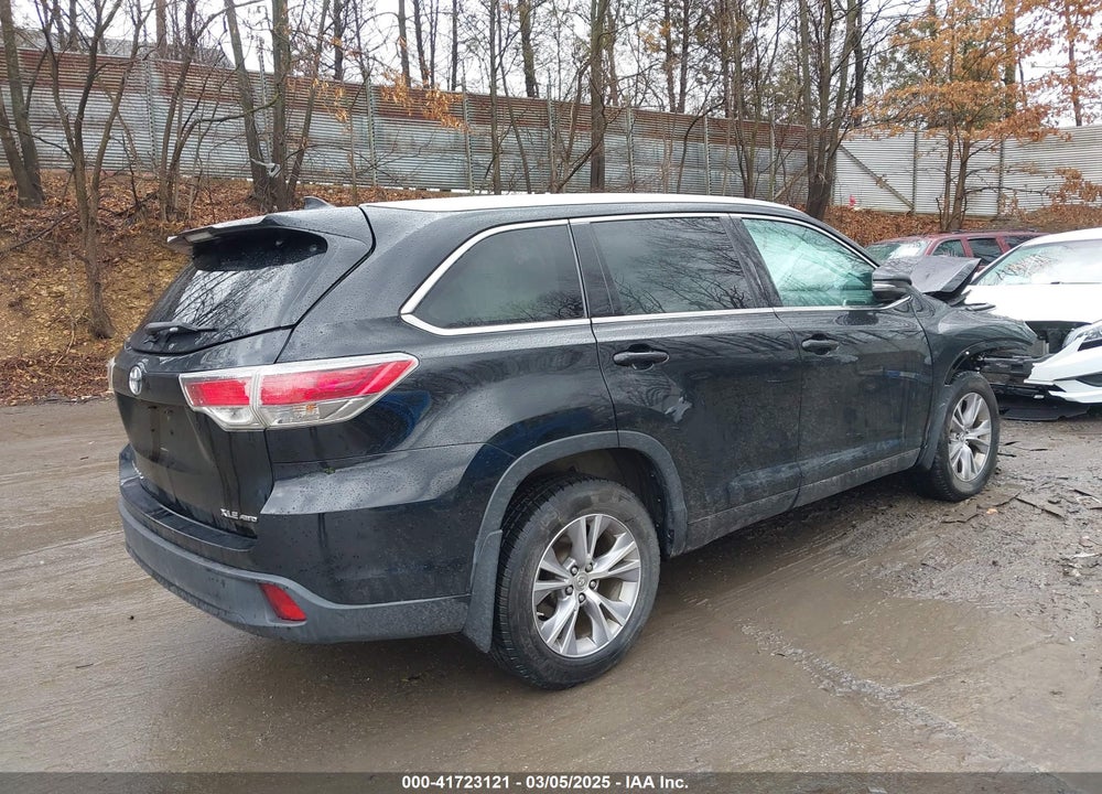 2014 TOYOTA HIGHLANDER VIN: 5TDJKRFH9ES037813