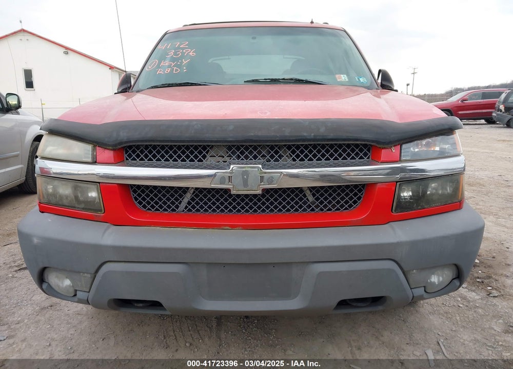 2002 CHEVROLET AVALANCHE 1500 VIN: 3GNEK13T92G125936