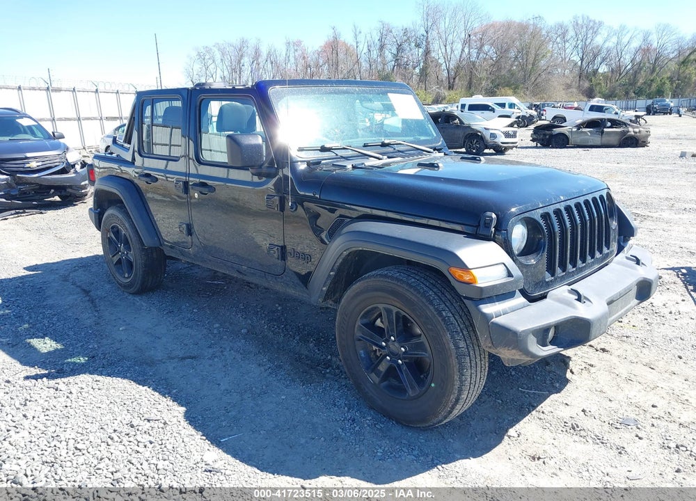 2021 JEEP WRANGLER UNLIMITED SPORT ALTITUDE 4X4 VIN: 1C4HJXDG4MW753159