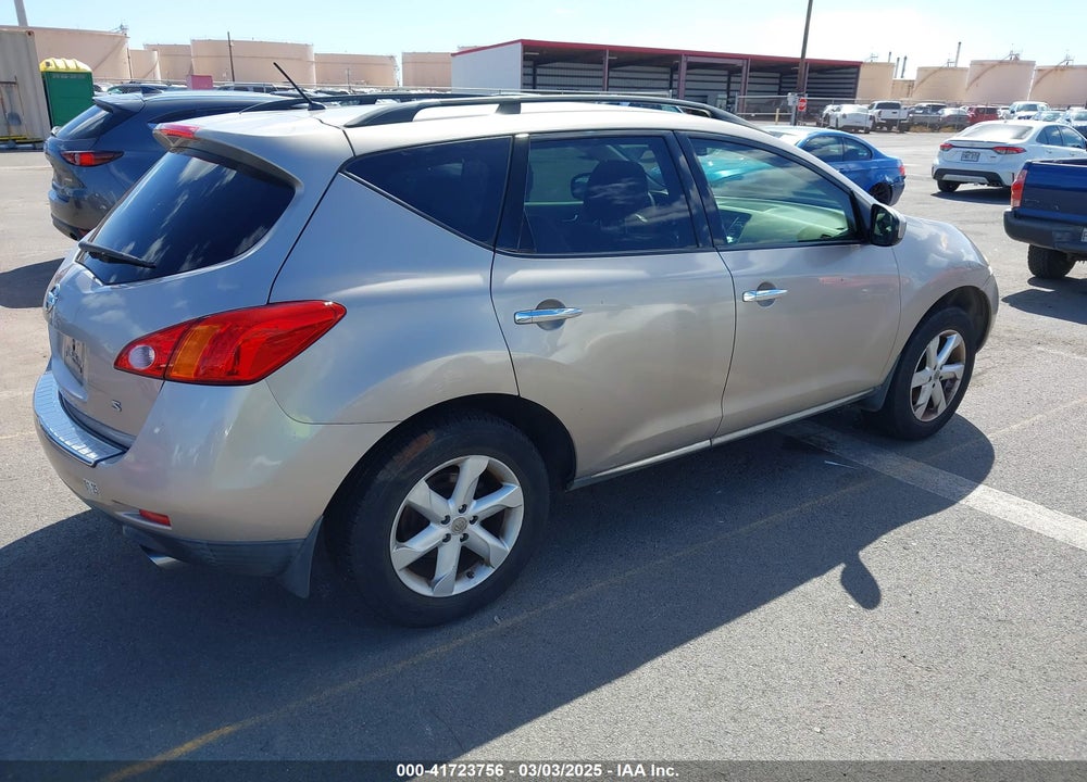 2009 NISSAN MURANO S VIN: JN8AZ18U19W003298